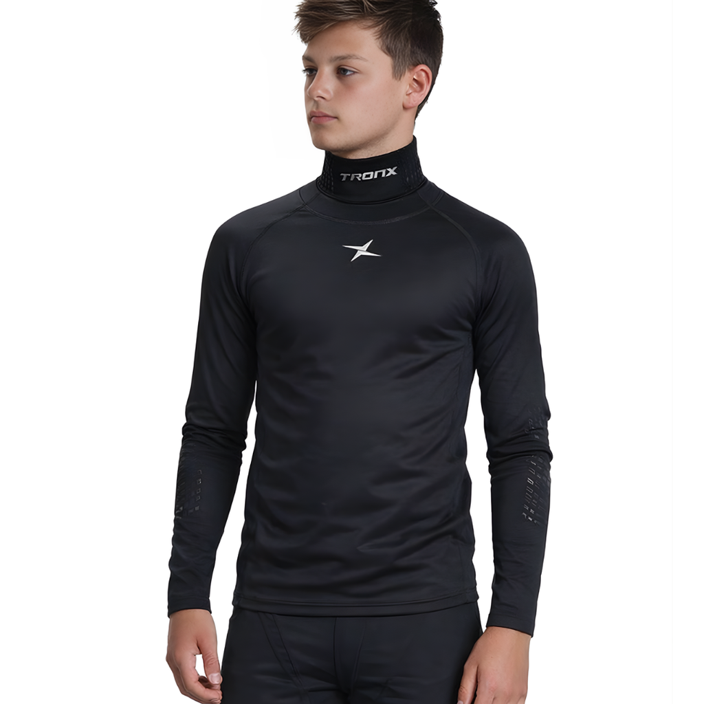 TronX Compression Cut Resistant Neck Guard Shirt Senior – Produktansicht 2